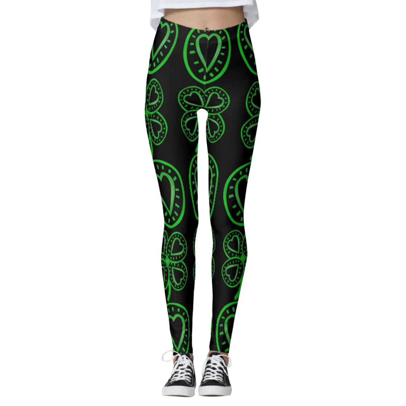 Slim-fit 3D Printed Leggings - Fashionable Casual Style - Carvan Mart