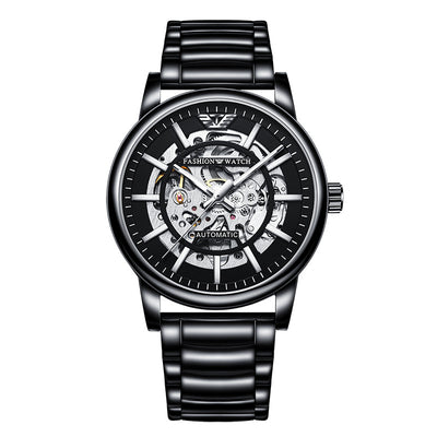 Hollowed Fashion Sports Waterproof Luminous Men's Mechanical Watch - Carvan Mart