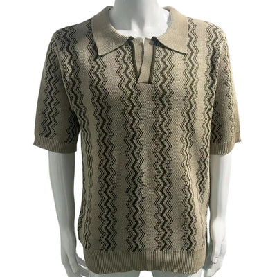 Men's Shirt Spring And Summer Knitwear Top - Carvan Mart