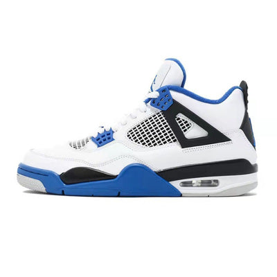 Nike Air Jordan 4 Retro Oxidized Shoes - White Black Blue - Men's Sneakers - Carvan Mart