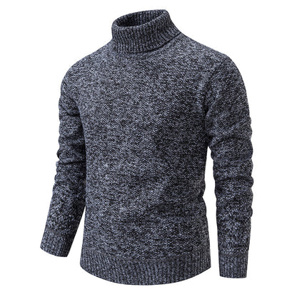 Men's Solid Color Sweater Casual Slim Fit - Carvan Mart Ltd