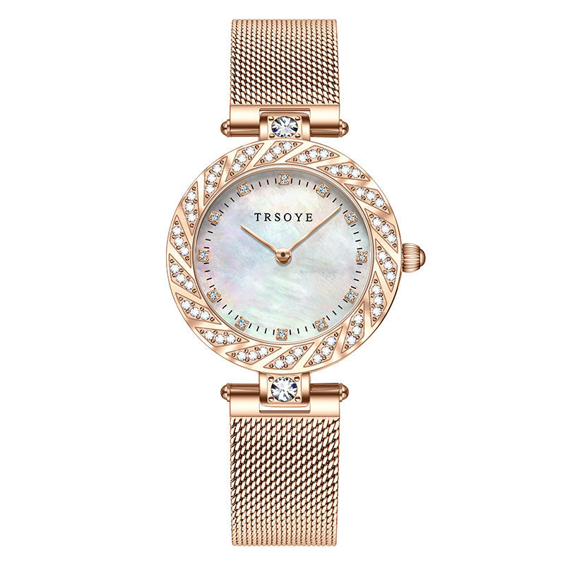 Women's Full-automatic Waterproof Quartz Watch - Carvan Mart