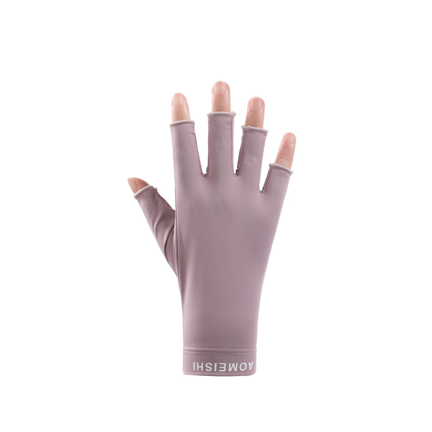 Women's Fashionable Simple Sunscreen Ice Silk Gloves - Carvan Mart