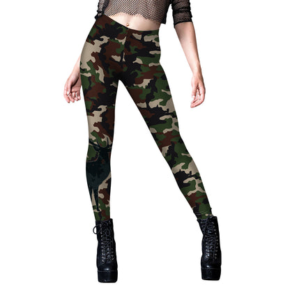 Women's Fashion Camouflage Digital Printing Sweatpants - Carvan Mart Ltd