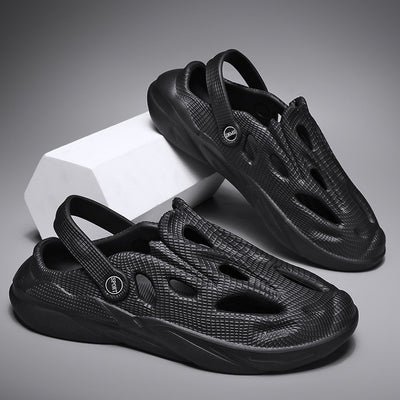 Men's Breathable Shoes Outer Wear Hollow - Carvan Mart