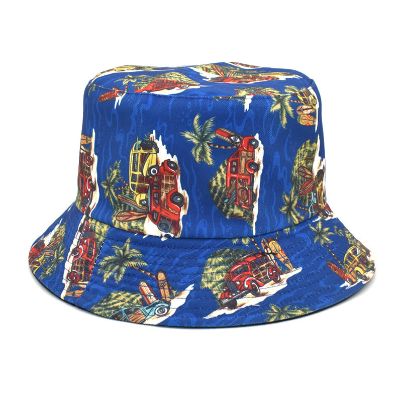 Men's And Women's Outdoor Leisure Printing Sun-shade Sun Protection Hat - 61 Style M - Men's Hats & Caps - Carvan Mart