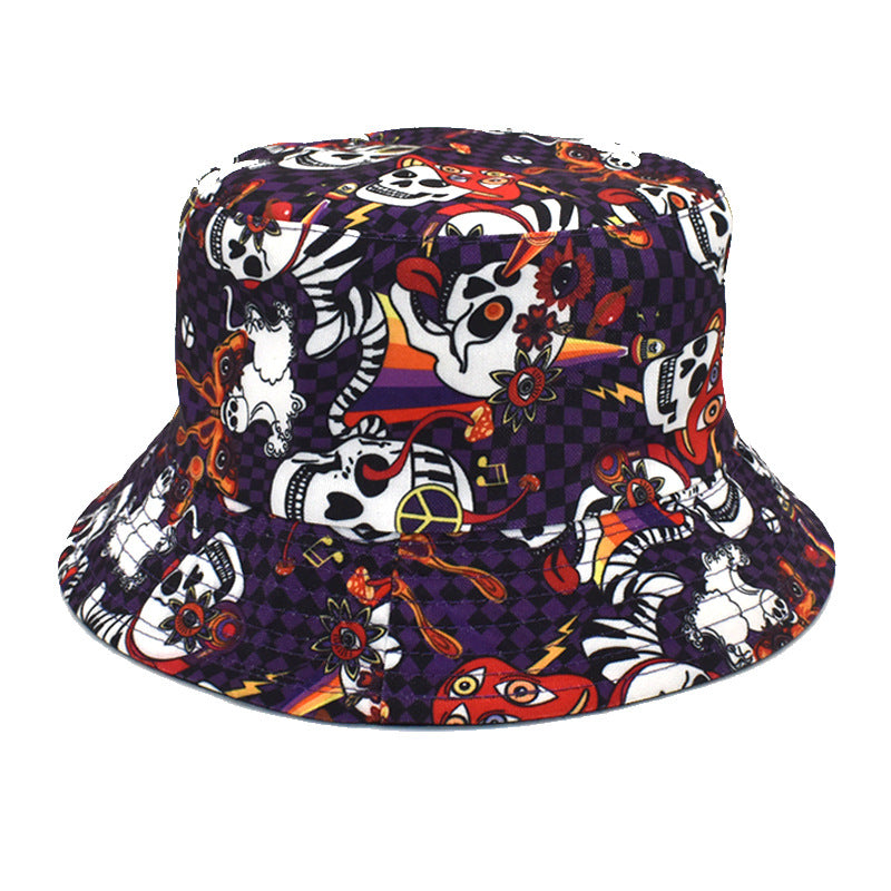 Men's And Women's Outdoor Leisure Printing Sun-shade Sun Protection Hat - 4 Style M - Men's Hats & Caps - Carvan Mart