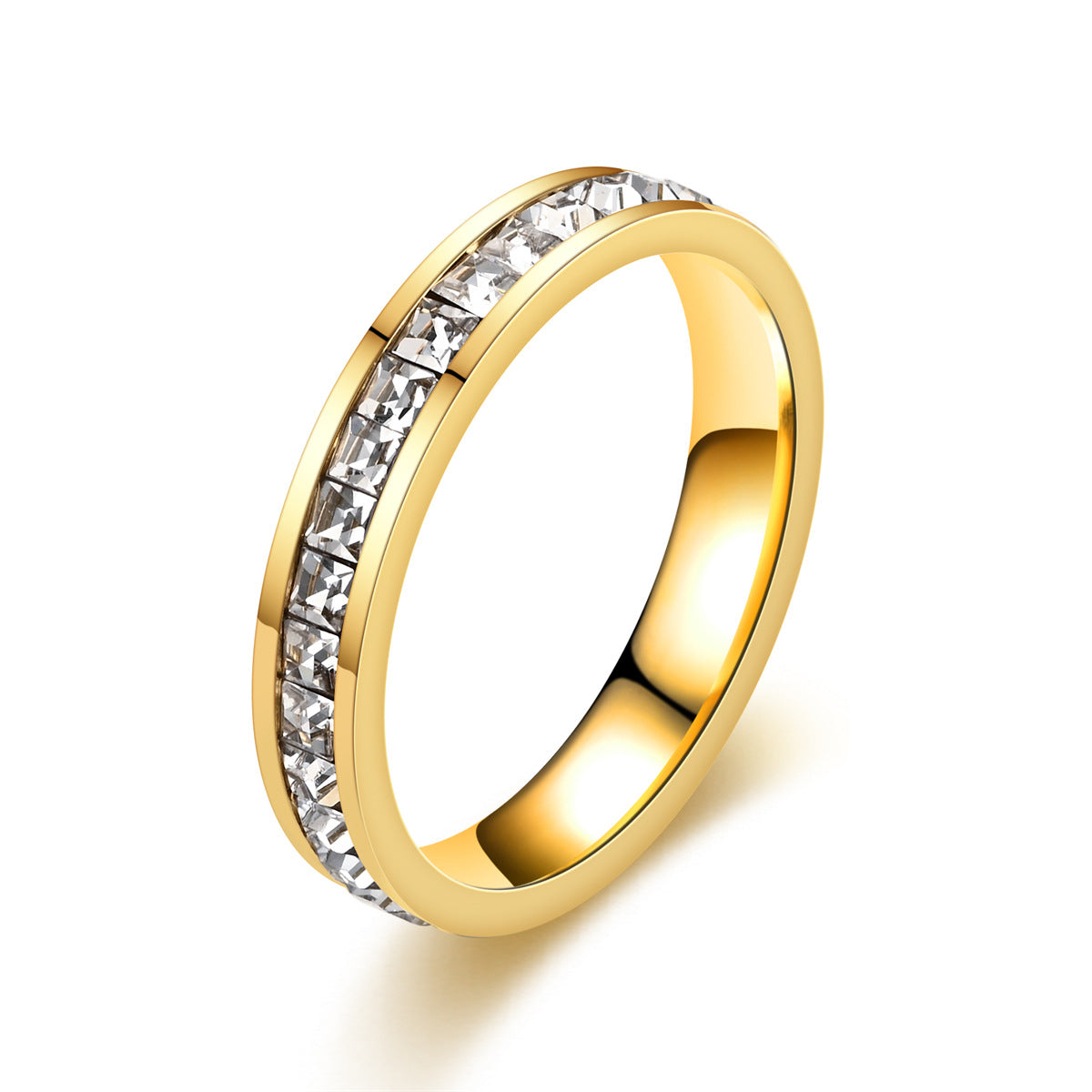 Stacked Birthstone Eternity Ring Diamond Starry Ring - Carvan Mart