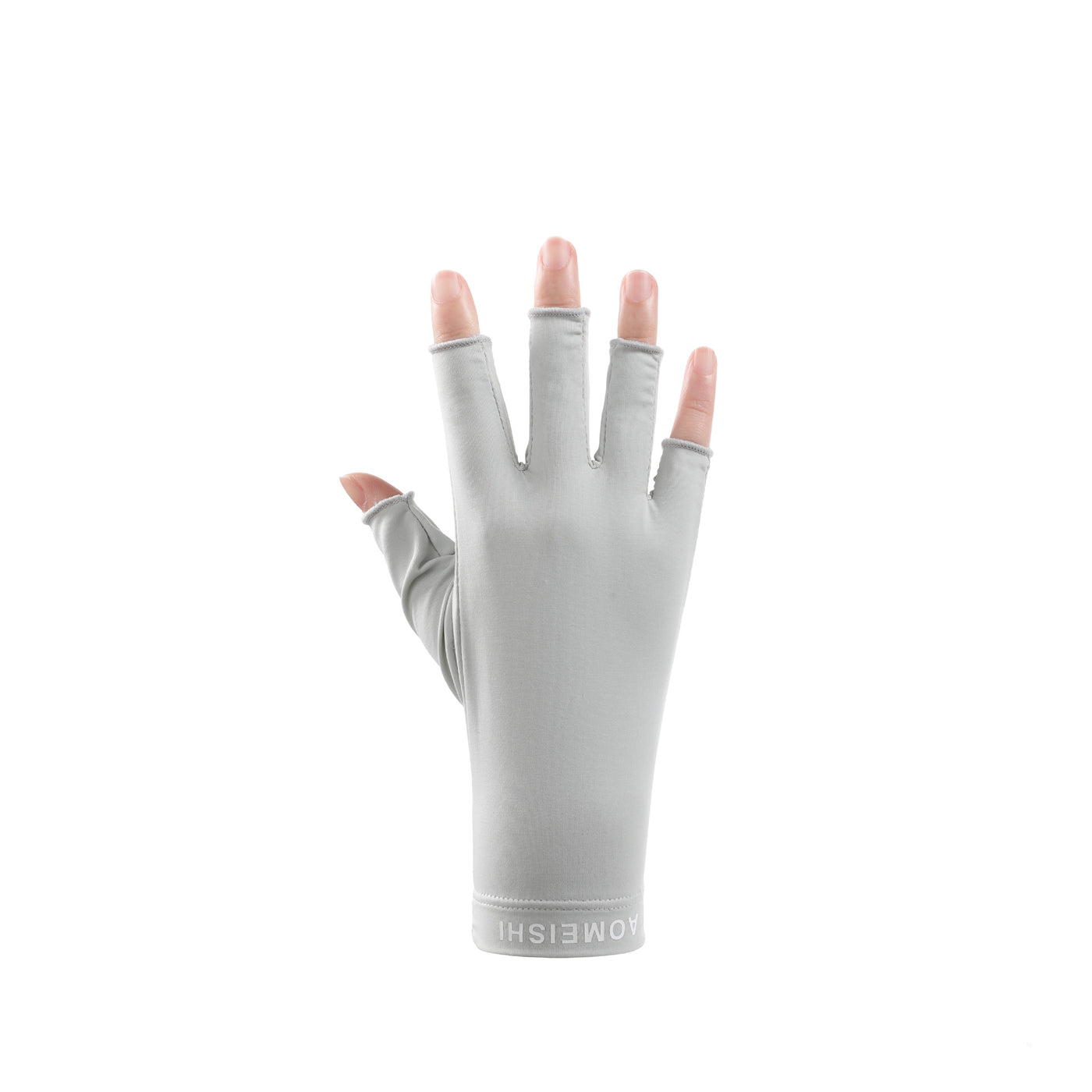 Women's Fashionable Simple Sunscreen Ice Silk Gloves - Gray Average Size - Women Gloves & Mittens - Carvan Mart