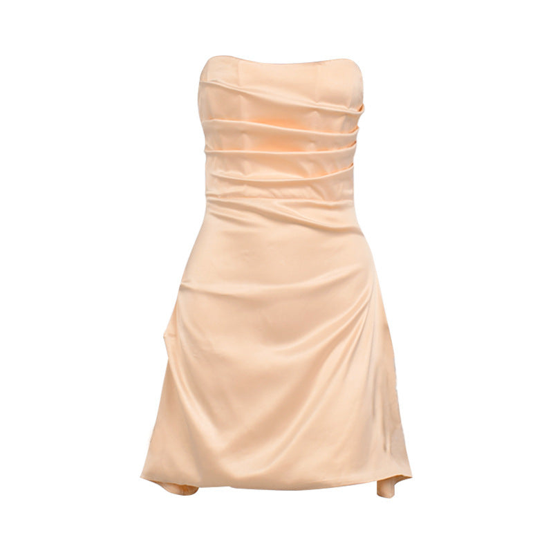 Summer Dress Clothes Backless A Line Mini Dress For Women - Carvan Mart