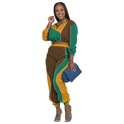 Long Sleeve Dress European And American Women's Two-piece Suit - Yellow - Suits & Sets - Carvan Mart