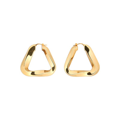 Irregular Eardrop Earring Female Ins Style Personality Simple - - Earrings - Carvan Mart