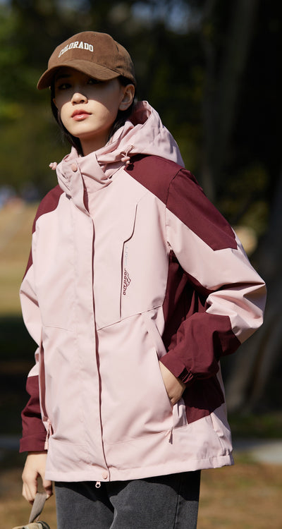 Women's Fashion Spring And Autumn Mountaineering Jacket - Pink Female - Women's Coats & Jackets - Carvan Mart