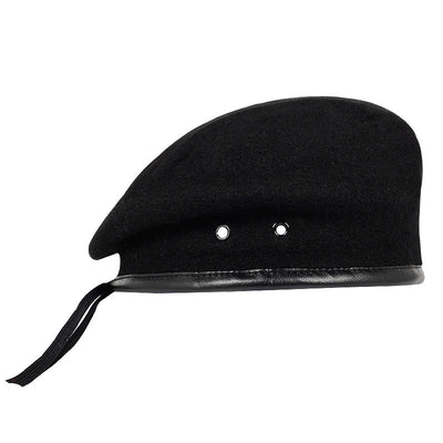 Autumn And Winter Pure Wool Painter Cap - Black L - Men's Hats & Caps - Carvan Mart