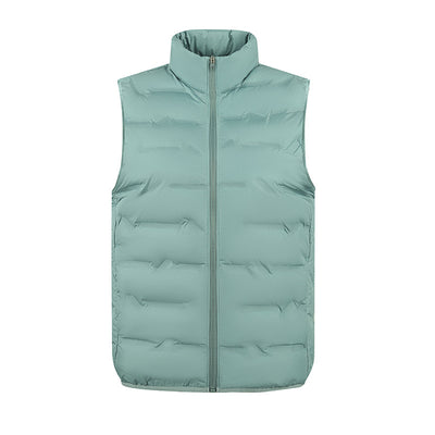 Down Vest Man Warm Autumn And Winter Jacket - Women's Emerald Green - Men's Jackets & Coats - Carvan Mart