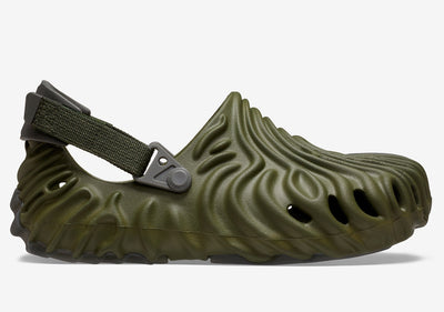 Salehe Bembury Crocs The Pollex Clog Fingerprint Sandals - Army Green - Women's Sandals - Carvan Mart