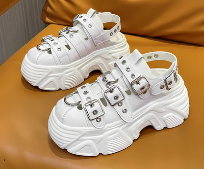 Sandals For Women Raised Thick Sole Platform Shoes - Carvan Mart