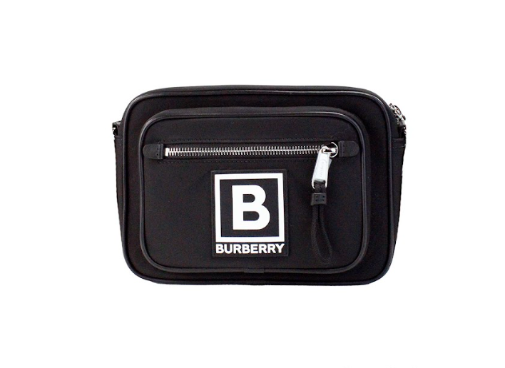 Burberry Paddy Small Black Nylon Logo Camera Belt Fanny Pack Bag - Black - - Burberry