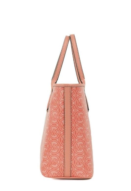 Michael Kors Jodie Small Sherbert Jacquard Logo Recycled Polyester Tote Handbag - - - Michael Kors