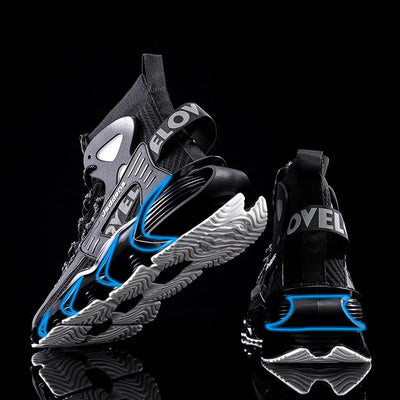 Men's Shoes Thick-soled Height Increase Shoes Men's Trendy Basketball Sneakers - Carvan Mart