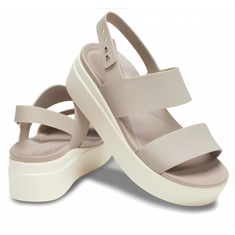 Women's Crocs Brooklyn Low Wedge Sandals - Carvan Mart