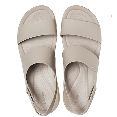 Women's Crocs Brooklyn Low Wedge Sandals - Carvan Mart