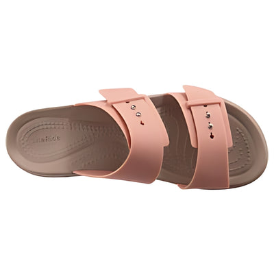 Crocs Women's Brooklyn Buckle Low Wedge Sandals - Carvan Mart