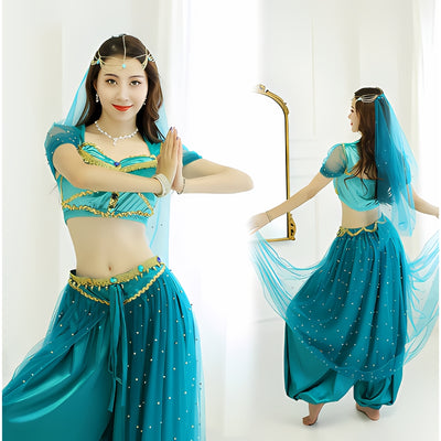 Cosplay Three Piece Costume Female Belly Dance Performance - Carvan Mart