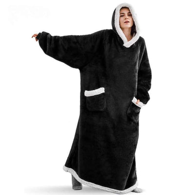 Winter TV Hoodie Blanket Women Men Oversized Pullover With Pockets - Carvan Mart