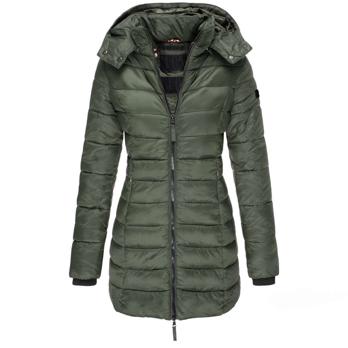 Women's Cotton Winter Parka with Hood - Carvan Mart