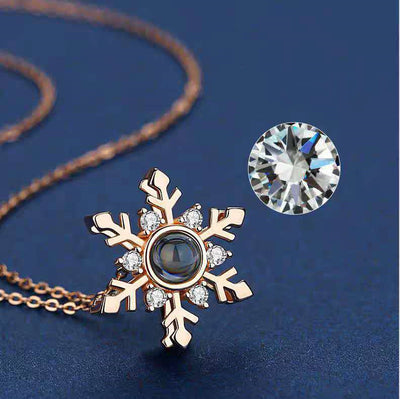 Snow Projection Necklace For Women - - Necklaces - Carvan Mart