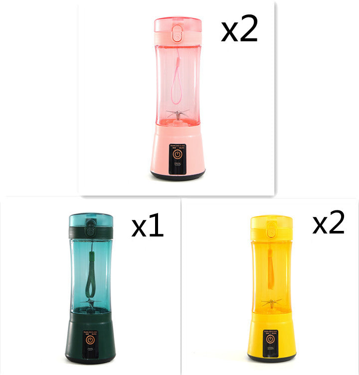 Portable Blender Portable Fruit Electric Juicing Cup Kitchen Gadgets - Set15 USB - Compact Blenders - Carvan Mart