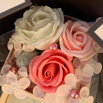 Gift Box Double Door Rose Gift Box Jewelry Creative Decorate Box - - Gift - Carvan Mart