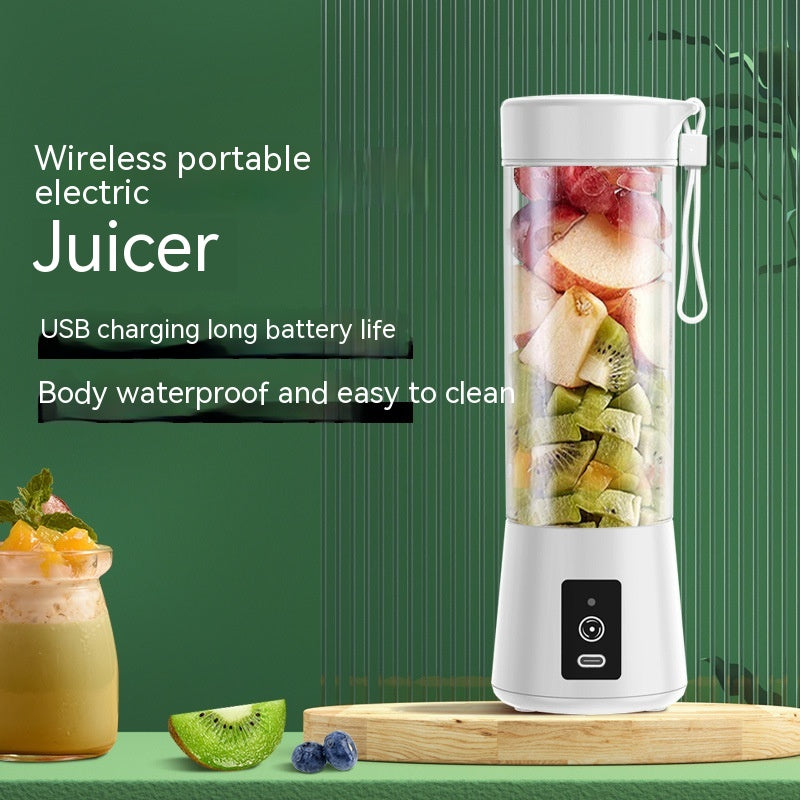 Portable Juicer Cup Electric Blender Kitchen - Carvan Mart