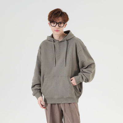 Men's Fashion Loose Off-the-shoulder Hoodie - Carvan Mart