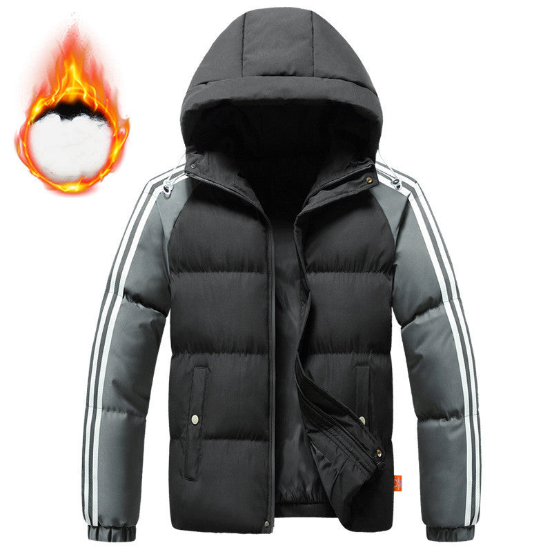 Men's Casual Warm Cotton Padded Jacket