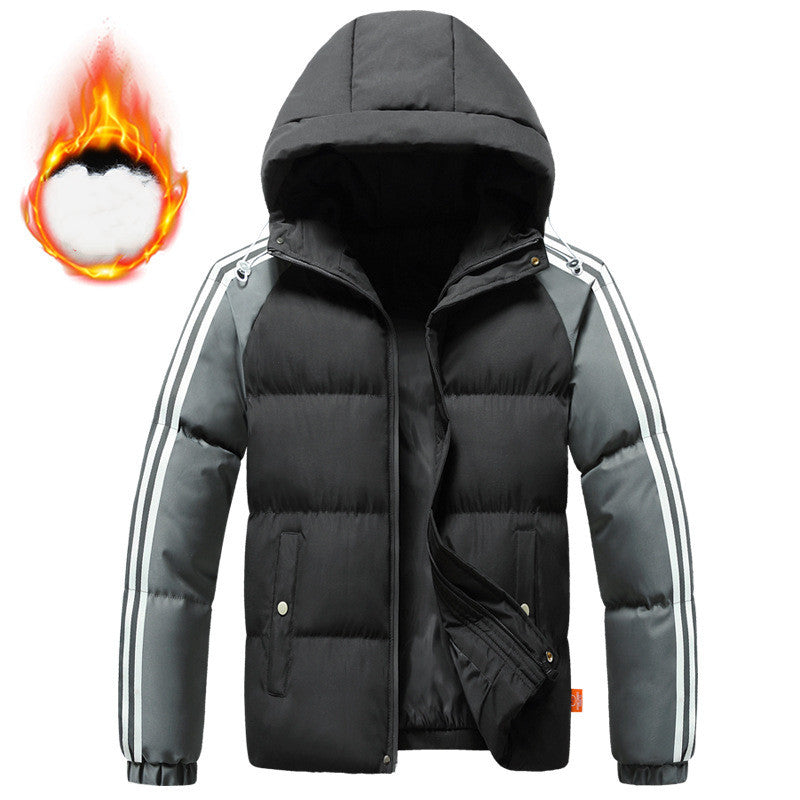 Men's Casual Warm Cotton Padded Jacket - Carvan Mart