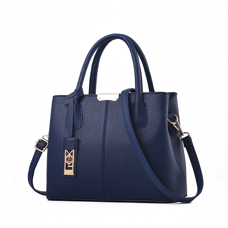 Large Tote Bags For Women Work Handbag Roomy Fashion Satchel Shoulder bags - Dark Blue - Shoulder Bags - Carvan Mart