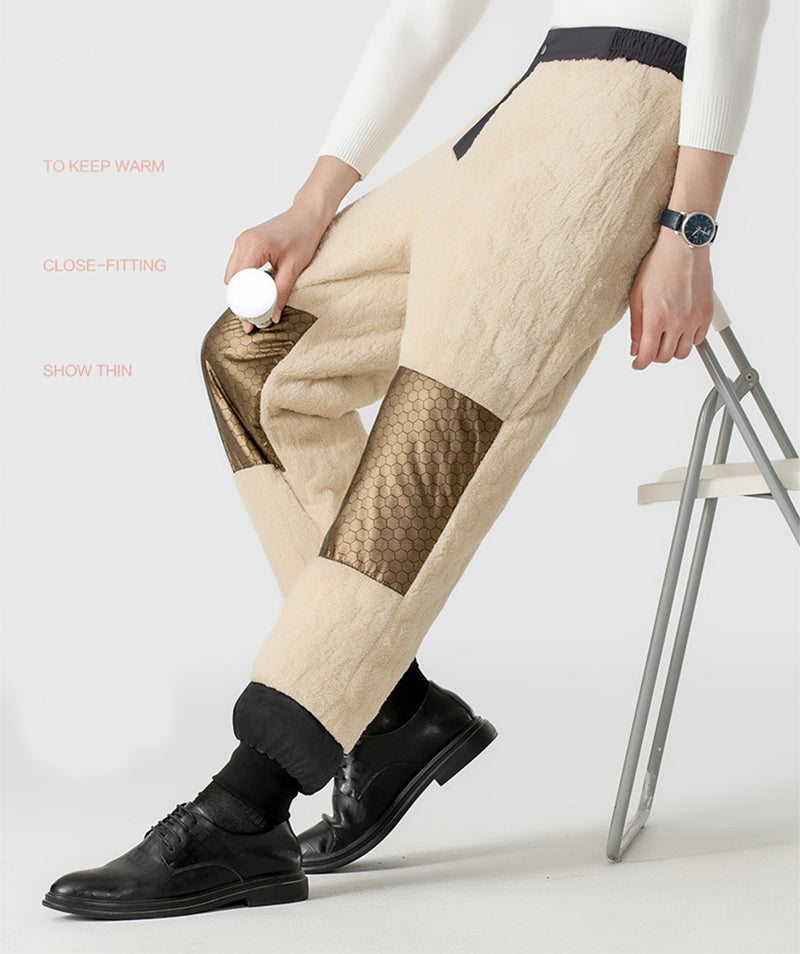Warm Velvet Lamb Pants - Men's Thickened Casual Sports Trousers - Carvan Mart