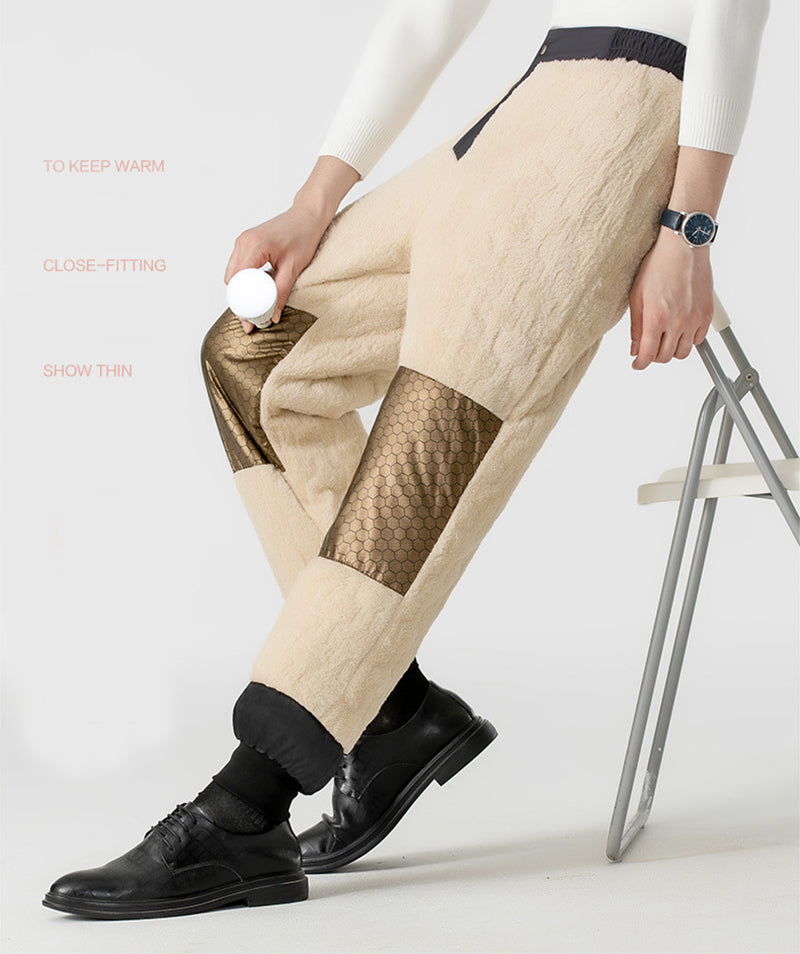 Warm Velvet Lamb Pants - Men's Thickened Casual Sports Trousers - - Men's Pants - Carvan Mart