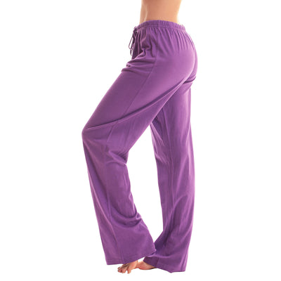 Trendy Checkered Pants for Casual Wear - Plaid Design - Pure Purple - Pants & Capris - Carvan Mart