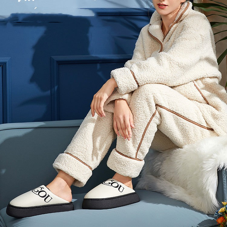 Cotton Slippers Women's Autumn And Winter Indoor - Carvan Mart