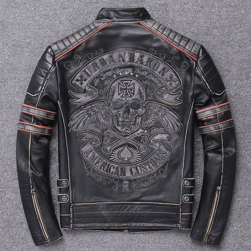 Harley Genuine Leather Men's Motorcycle Riding Slim Fit - Carvan Mart
