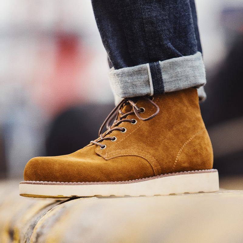 Men's Desert Retro Mid-top Suede Leather Boots - Carvan Mart