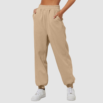 Women's Jogger Sweatpants - High-Waisted Drawstring Lounge Pants with Pockets - Carvan Mart