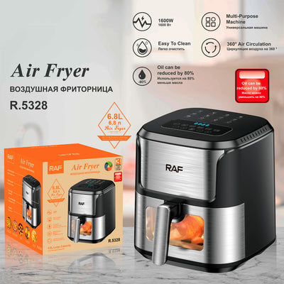 Multifunctional Visual Air Fryer For Home Use - - Air Fryers - Carvan Mart