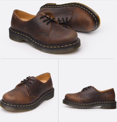 Gaucho Crazy Horse Oxford Dr. Martens Low Top Couple Boots - - Men's Boots - Carvan Mart