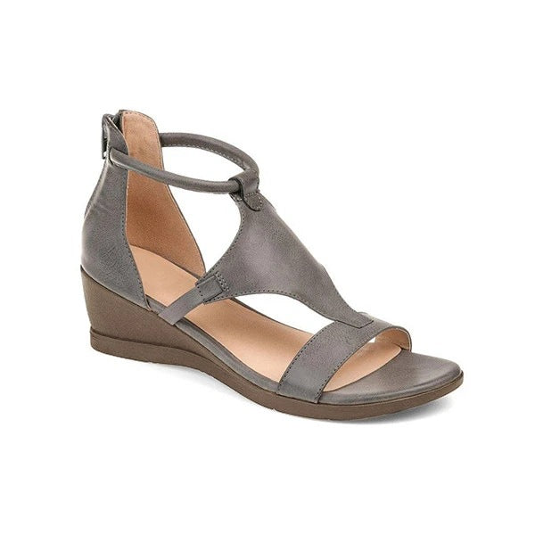 Summer Wedges Heel Sandals Casual Women's Roman Shoes - Carvan Mart