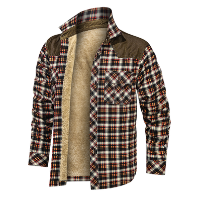 Winter Men Warm Jacket Fleece Thick Slim Fit Jacket - Carvan Mart