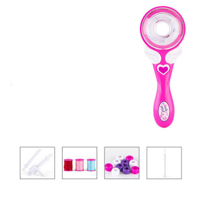 Girls Hair Braid DIY Stylish Braiding Hairstyle Tool Twist Braider Weave Roller - Pink A No box - Gift - Carvan Mart